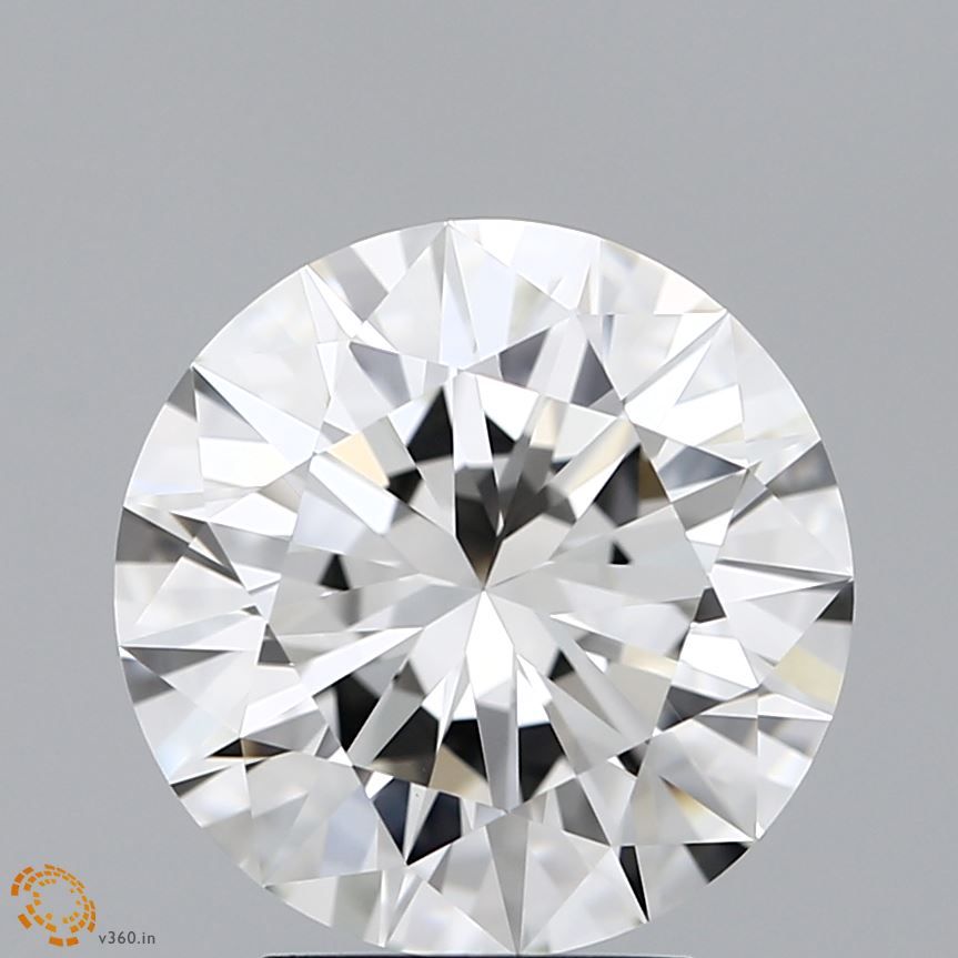 ROUND 3.67 Ct  I VS1 EX EX NON