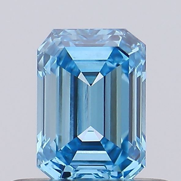 0.4 CT Fancy Vivid Blue EMERALD
