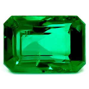 Szmaragd 1,23 ct, zielony, szlif szmaragdowy
