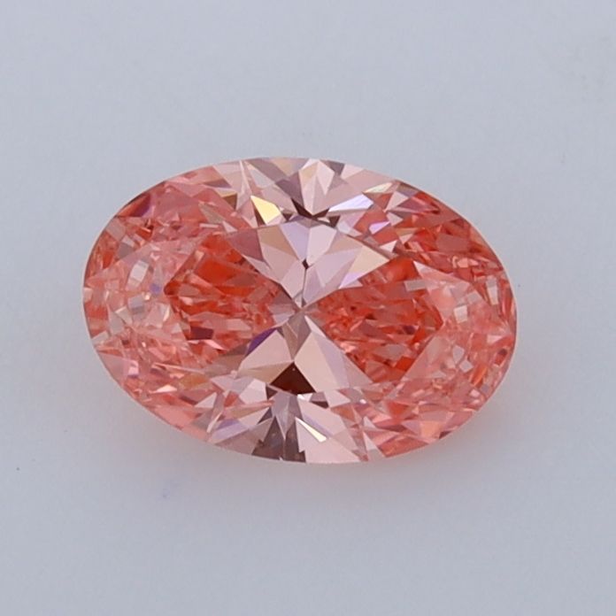 0.66 CT Fancy Vivid Pink OVAL