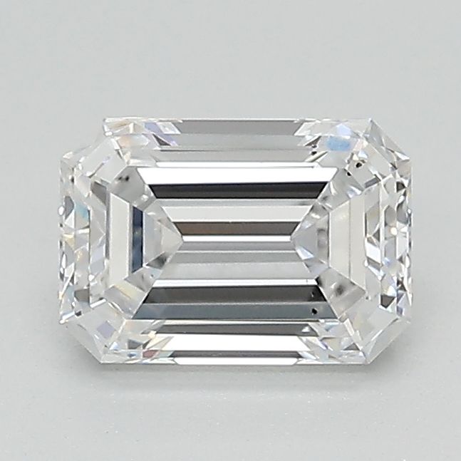 Diamant Émeraude 1.04 ct - Couleur D - Pureté SI1