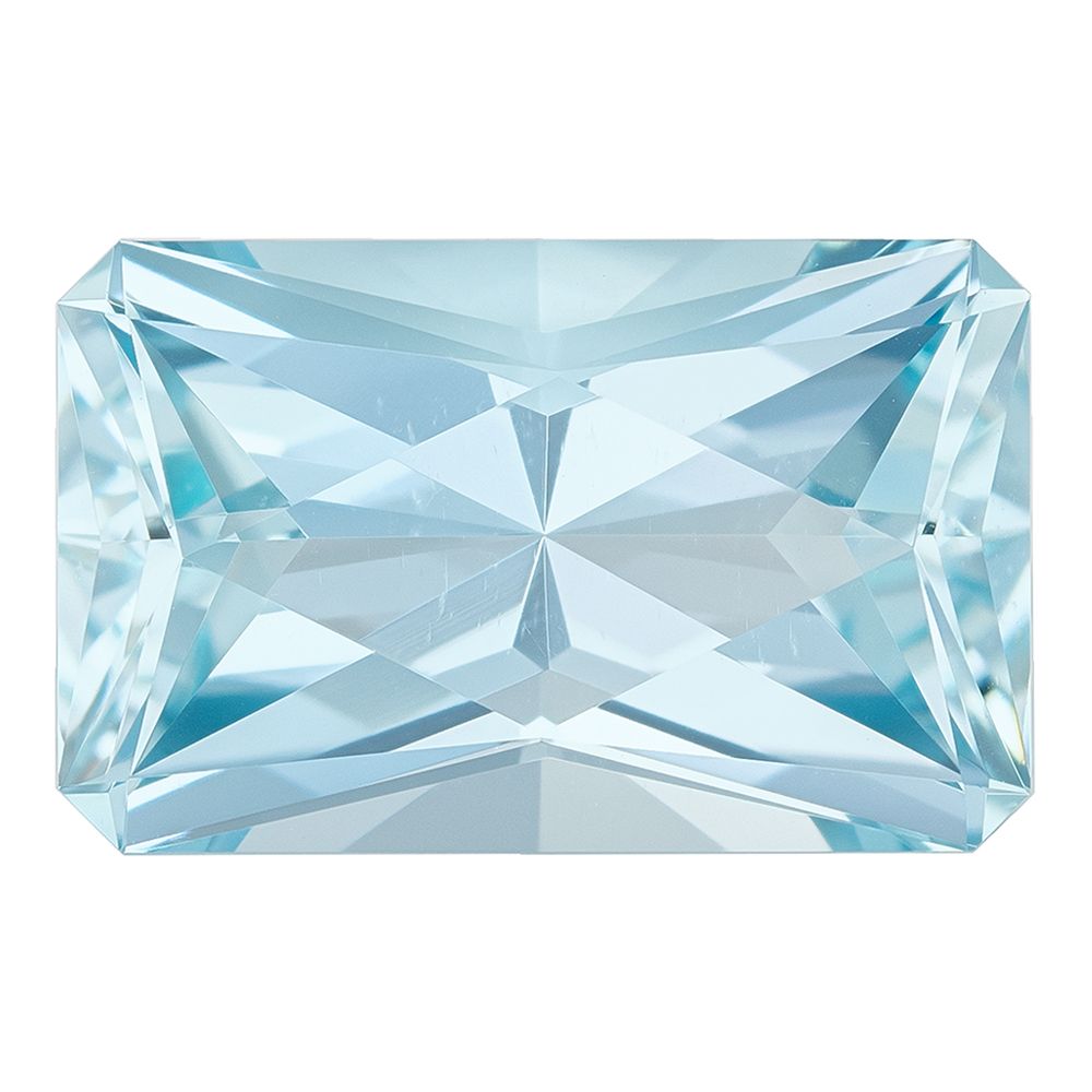 AQUAMARINE FACETED 4.97ct BLUE EC BRAZIL HEATED