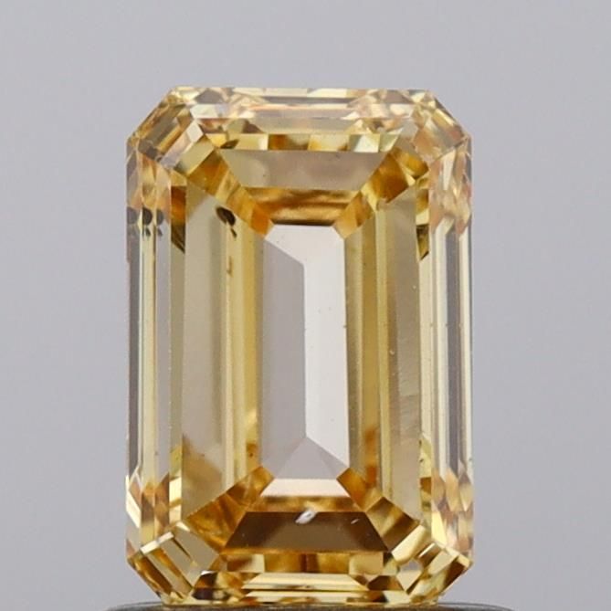 1.0 CT Fancy Vivid Yellow EMERALD