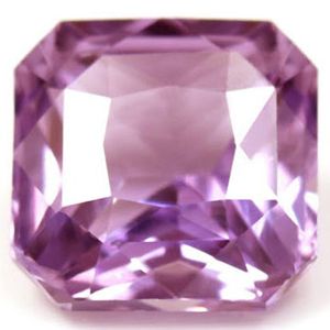 Szafir 2,13 ct, purpurowy, szlif szmaragdowy
