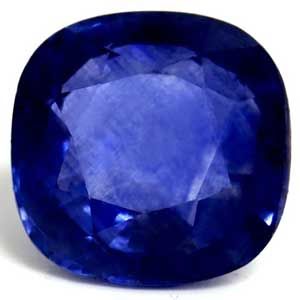 Szafir 1,65 ct, niebieski, szlif cushion
