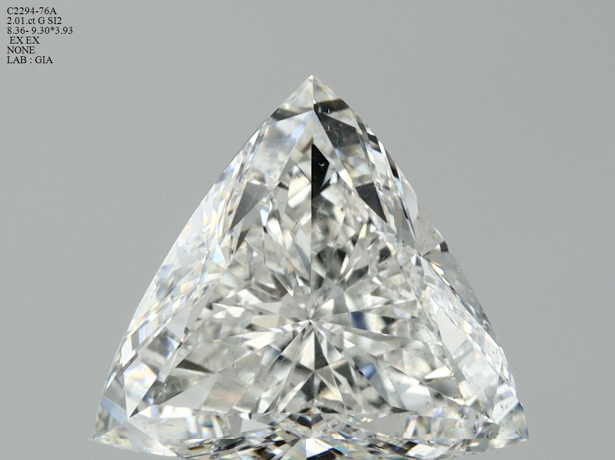 Prírodný diamant trillion,...