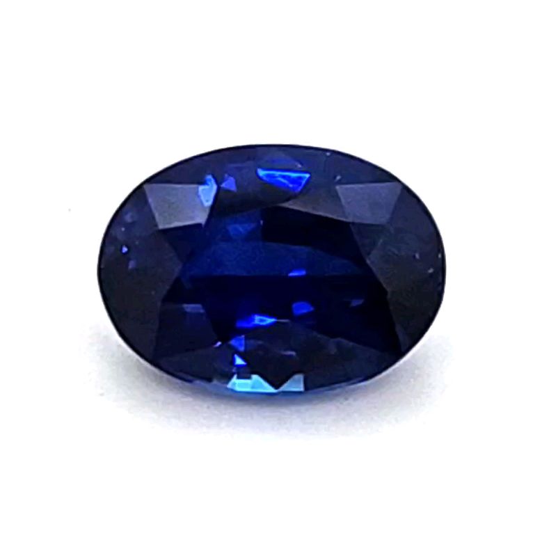 SAPPHIRE FACETED 4.09ct BLUE Blue EC SRILANKA HEATED