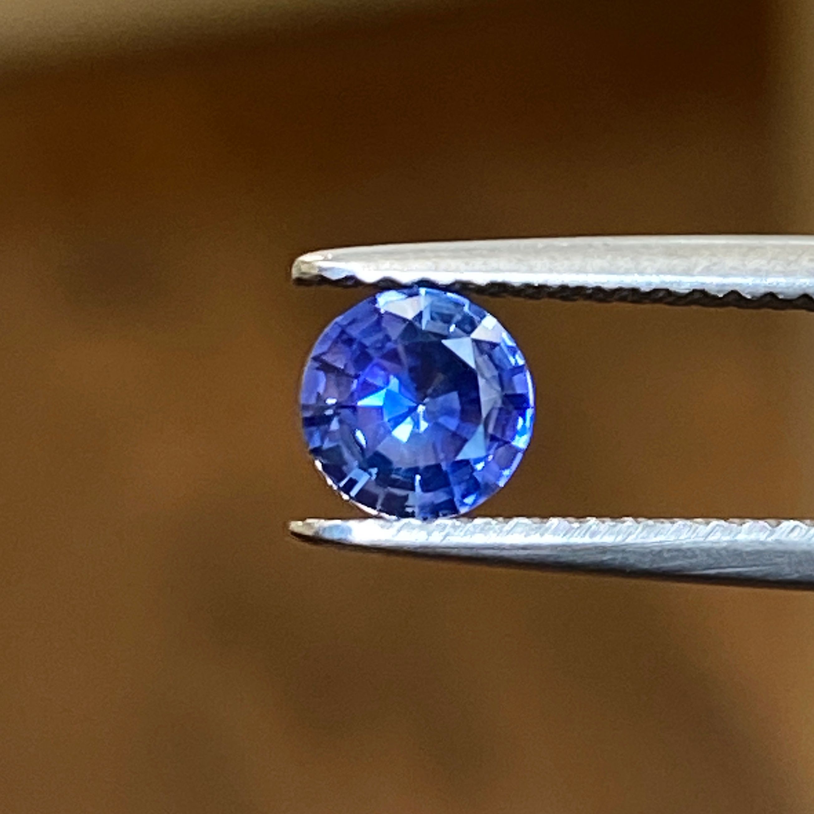 SAPPHIRE FACETED 0.58ct BLUE Blue EC SRILANKA HEATED