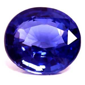 Szafir 1,38 ct, niebieski, szlif owalny