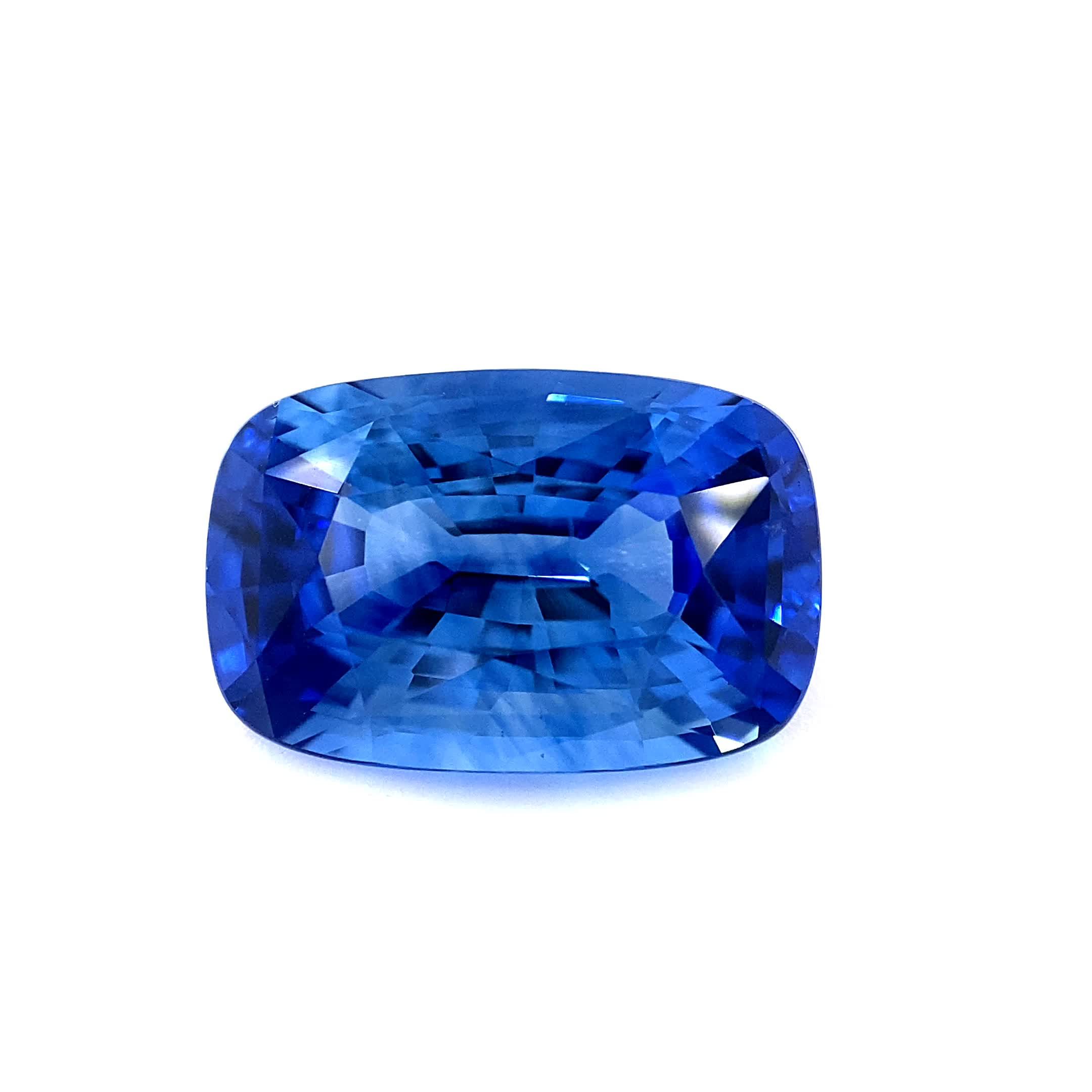 5.06 ct Cushion Sapphire