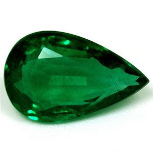 Szmaragd 2,19 ct, zielony, szlif gruszka
