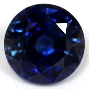 Szafir 1,82 ct, morski, szlif okrągły