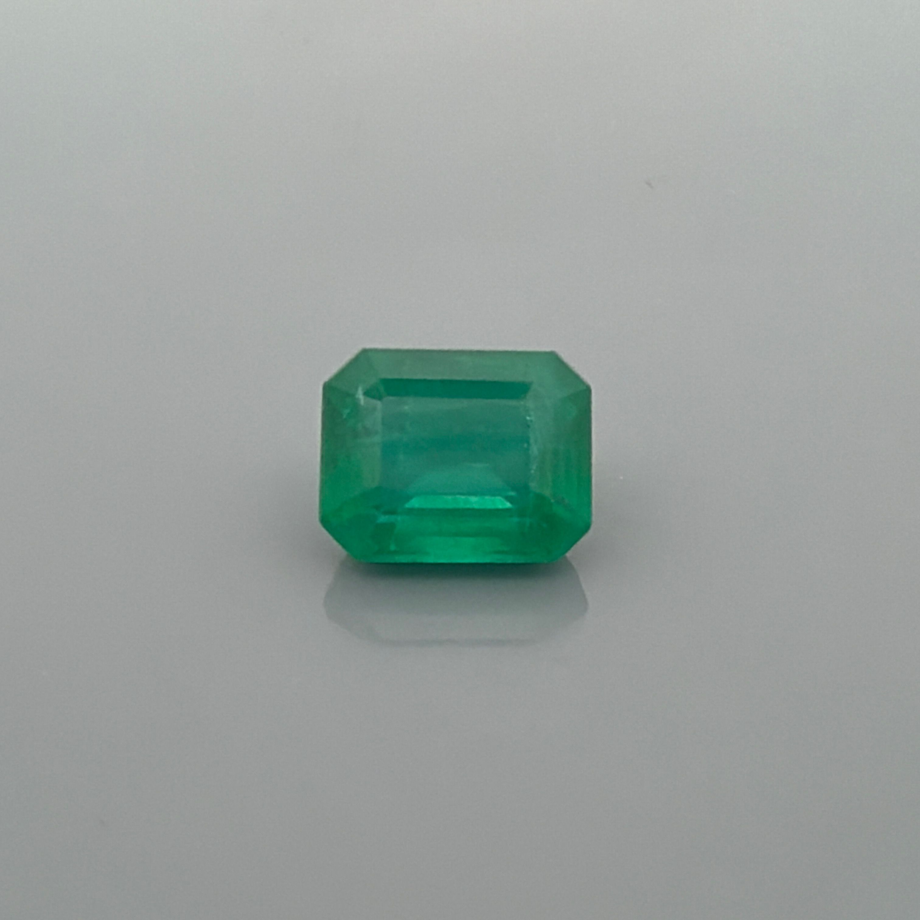 3.68 ct Octagonal Emerald