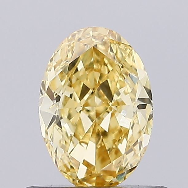 0.59 CT Fancy Intense Yellow OVAL