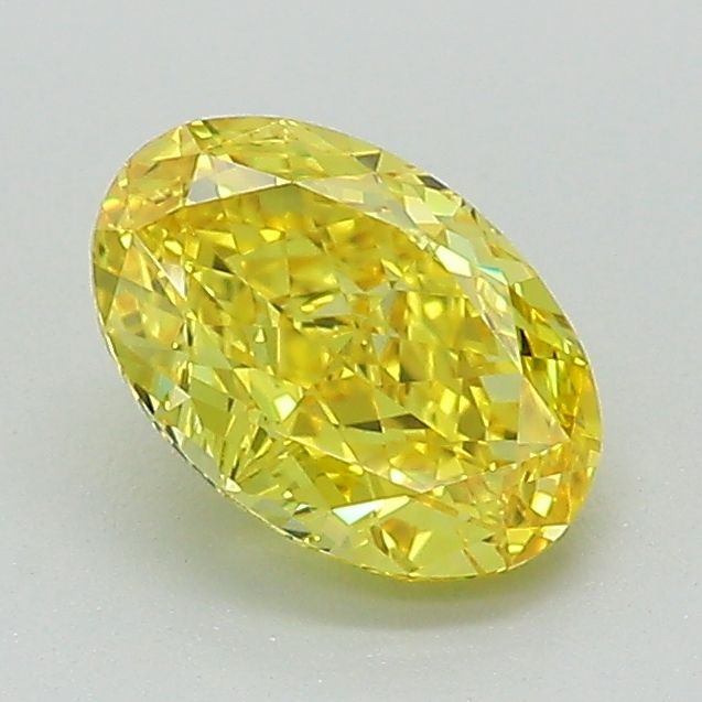 1.02 CT Fancy Vivid Yellow OVAL
