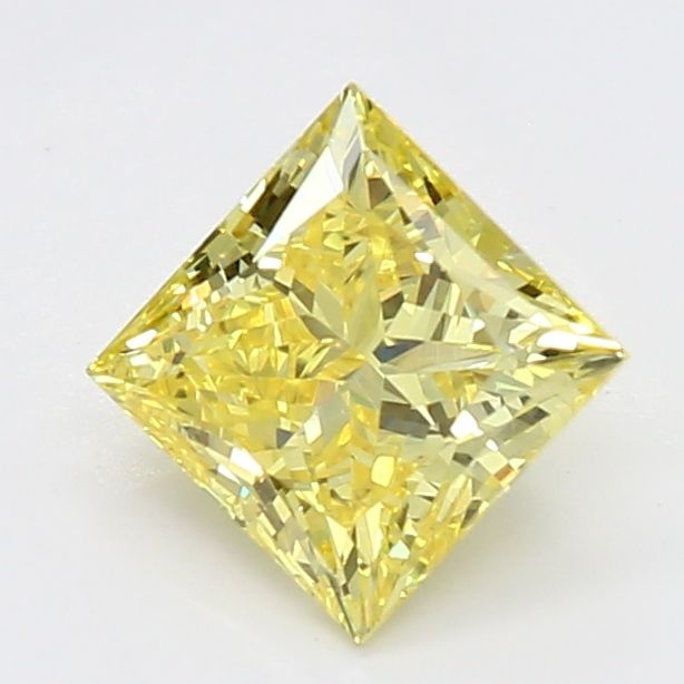 0.73 CT Fancy Vivid Yellow PRINCESS
