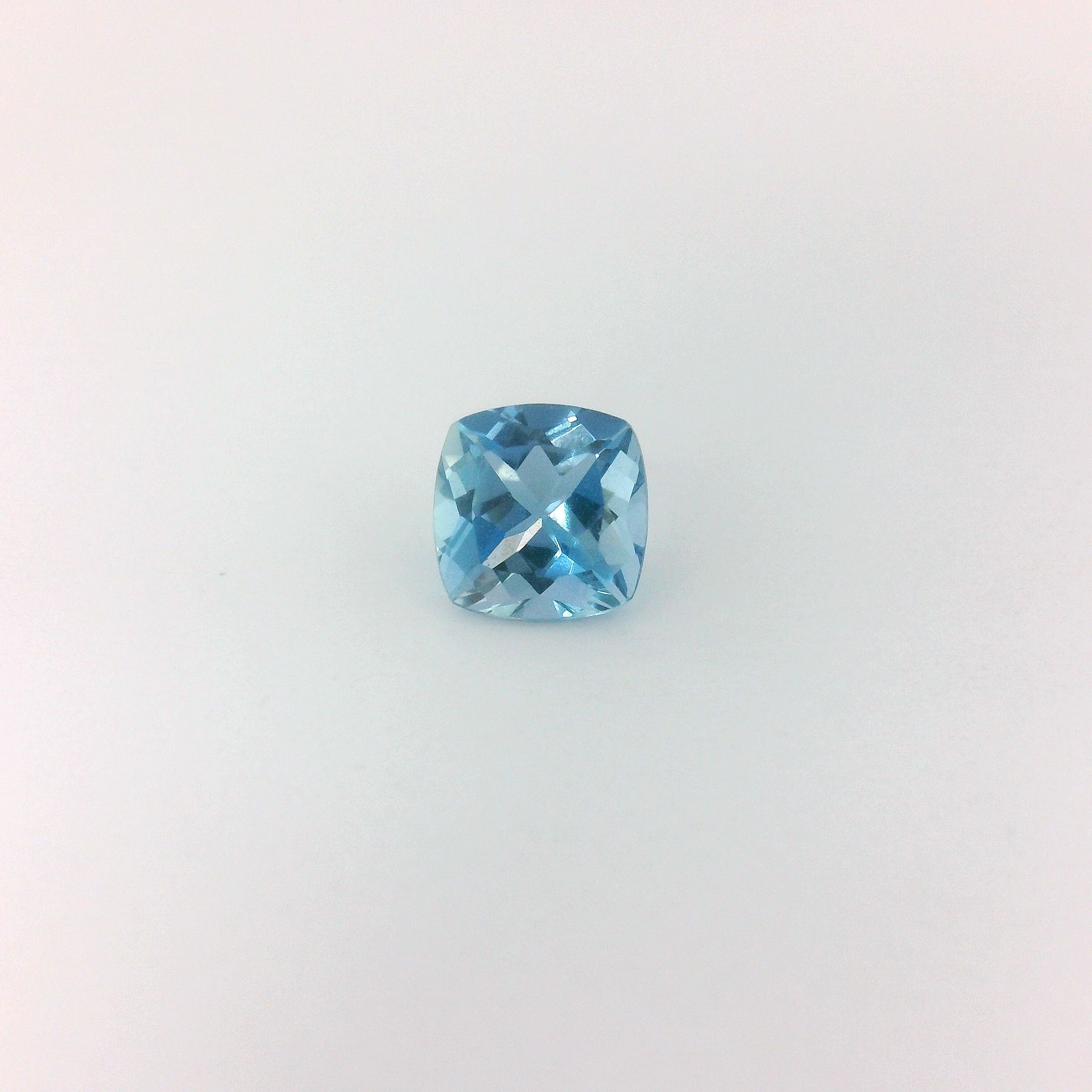 0.5 ct Cushion aquamarine