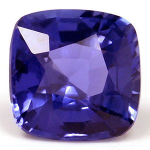 Szafir 1,07 ct, niebieski, szlif cushion