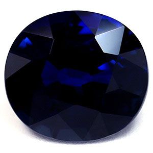 Szafir 4,05 ct, niebieski, szlif owalny