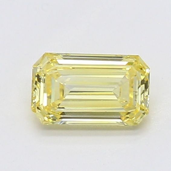0.33 CT Fancy Vivid Yellow EMERALD