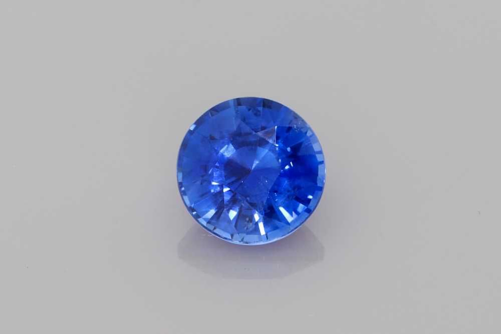 SAPPHIRE FACETED 1.41ct BLUE Vivid BLUE SI SRILANKA HEATED