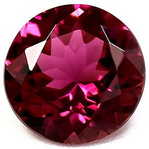 Turmalin 1,58 ct, różowy, szlif okrągły