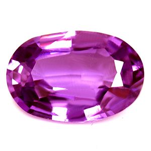Szafir 1,53 ct, purpurowy, szlif owalny