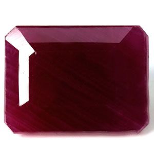 RUBY FACETED 11.85ct RED Deep Red SI REST_OF_AFRICA NONE