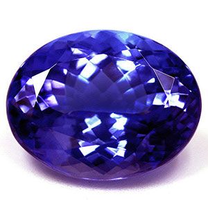 Tanzanit 5,11 ct, niebieski, szlif owalny