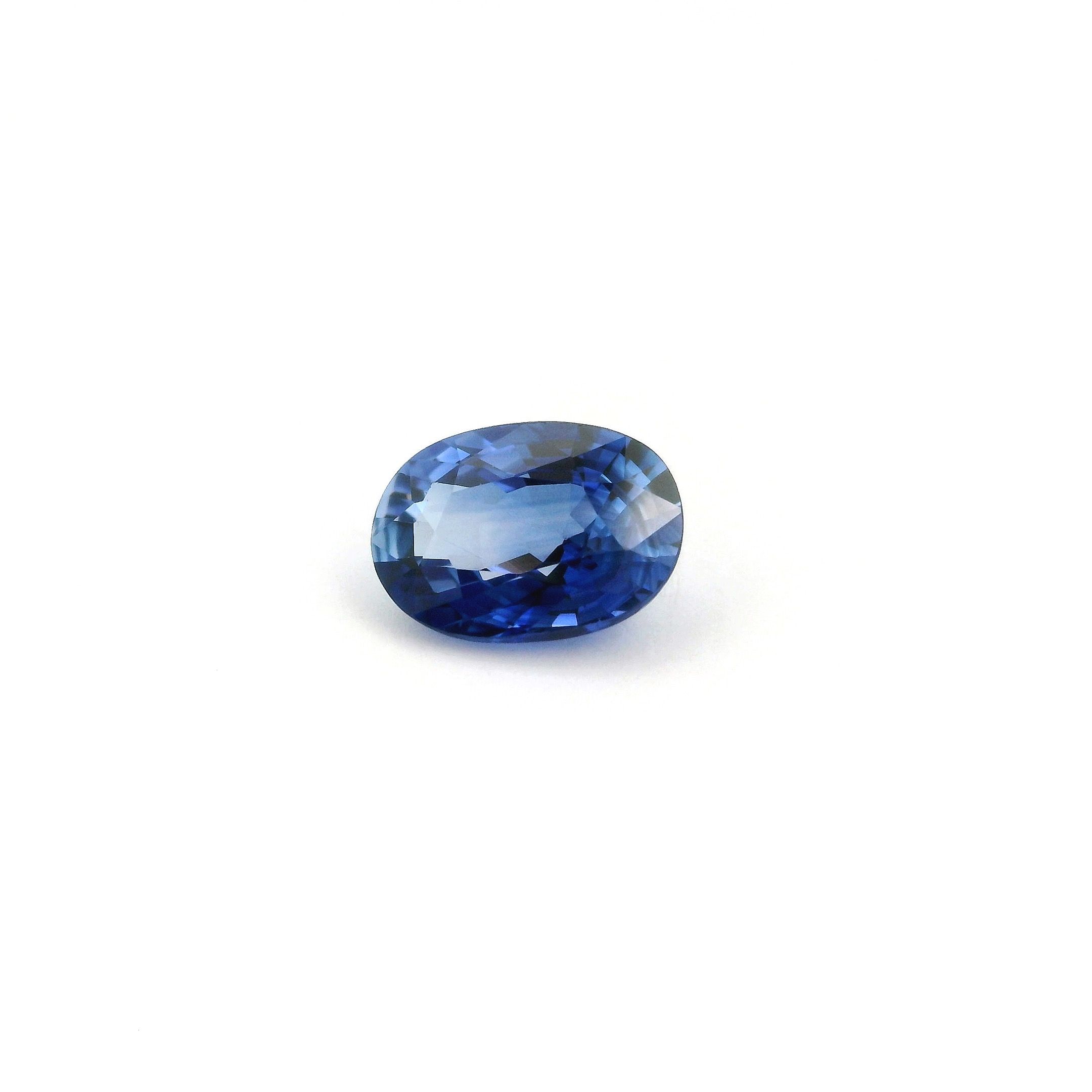 Szafir 1,20 ct, niebieski, szlif owalny