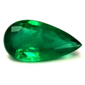 Szmaragd 1,99 ct, zielony, szlif gruszka