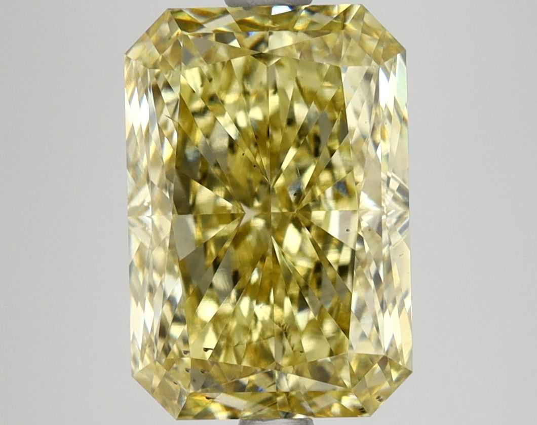 RADIANT 4.01ct Fancy Vivid Yellow VS2 – EX EX NON
