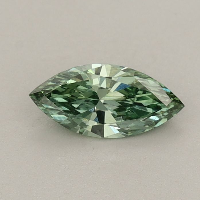 0.34 CT Fancy Vivid Green MARQUISE