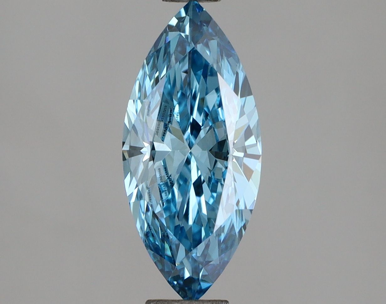 1.0 CT Fancy Vivid Blue MARQUISE