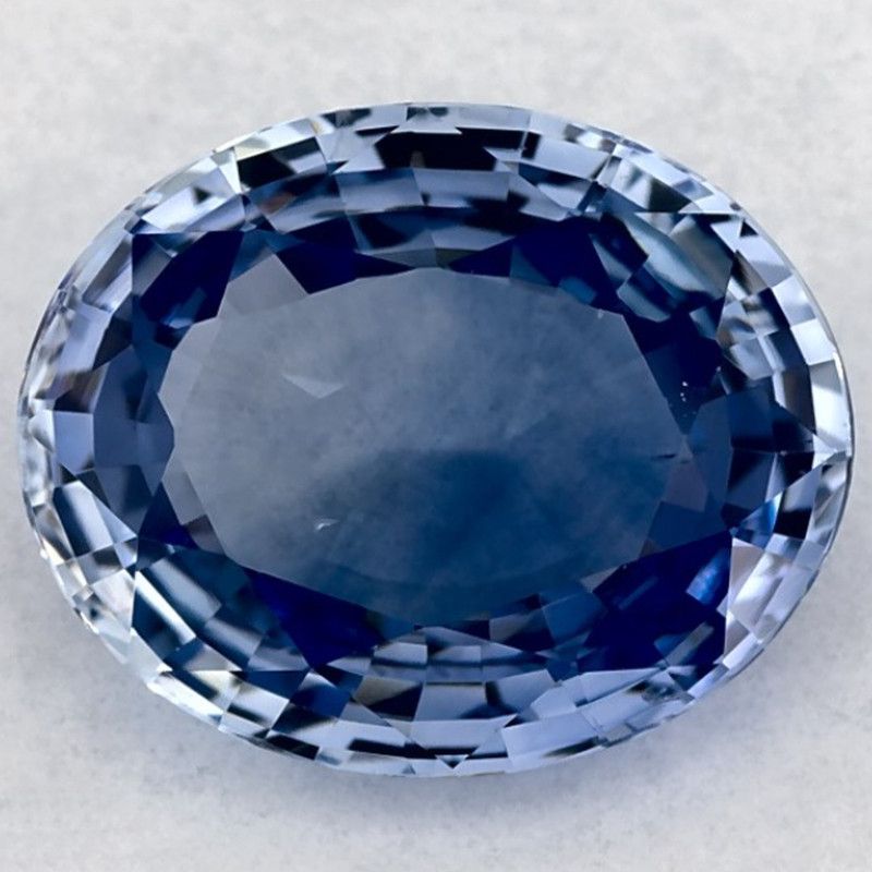 Szafir 3,05 ct, niebieski, szlif owalny