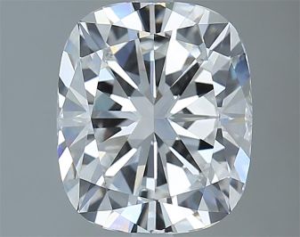 2.75-carat cushion diamond with D color, null cut, and VS1 clarity.