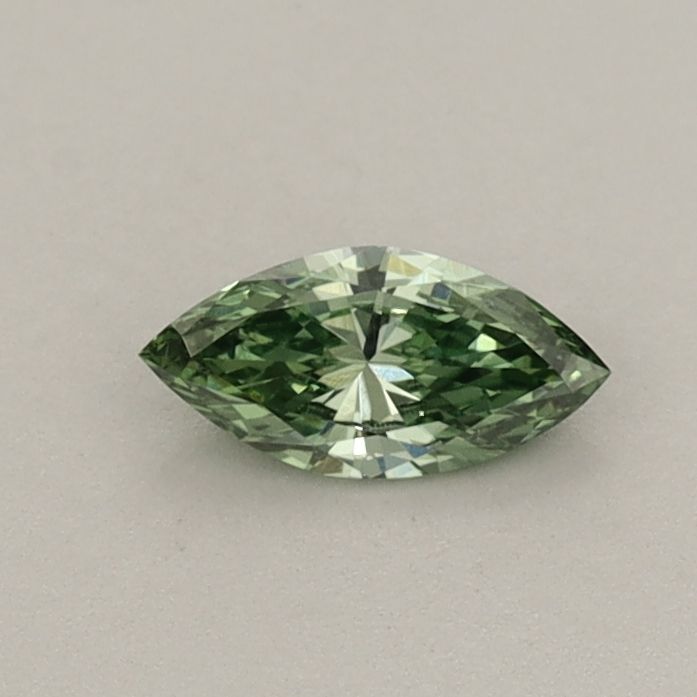 0.23 CT Fancy Vivid Green MARQUISE
