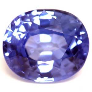 Szafir 1,28 ct, niebieski, szlif owalny