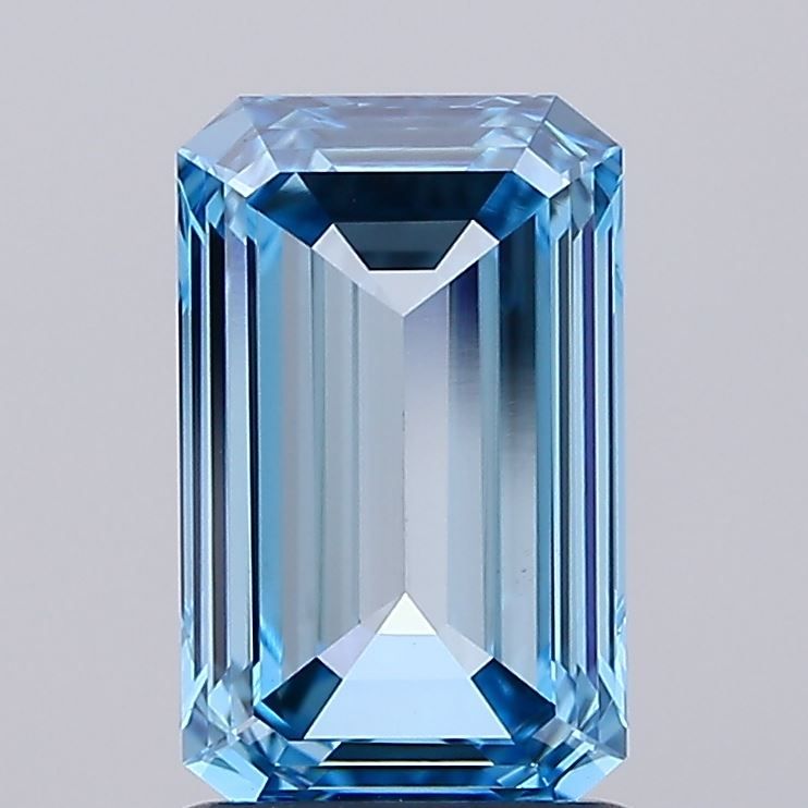 1.44 CT Fancy Vivid Blue EMERALD