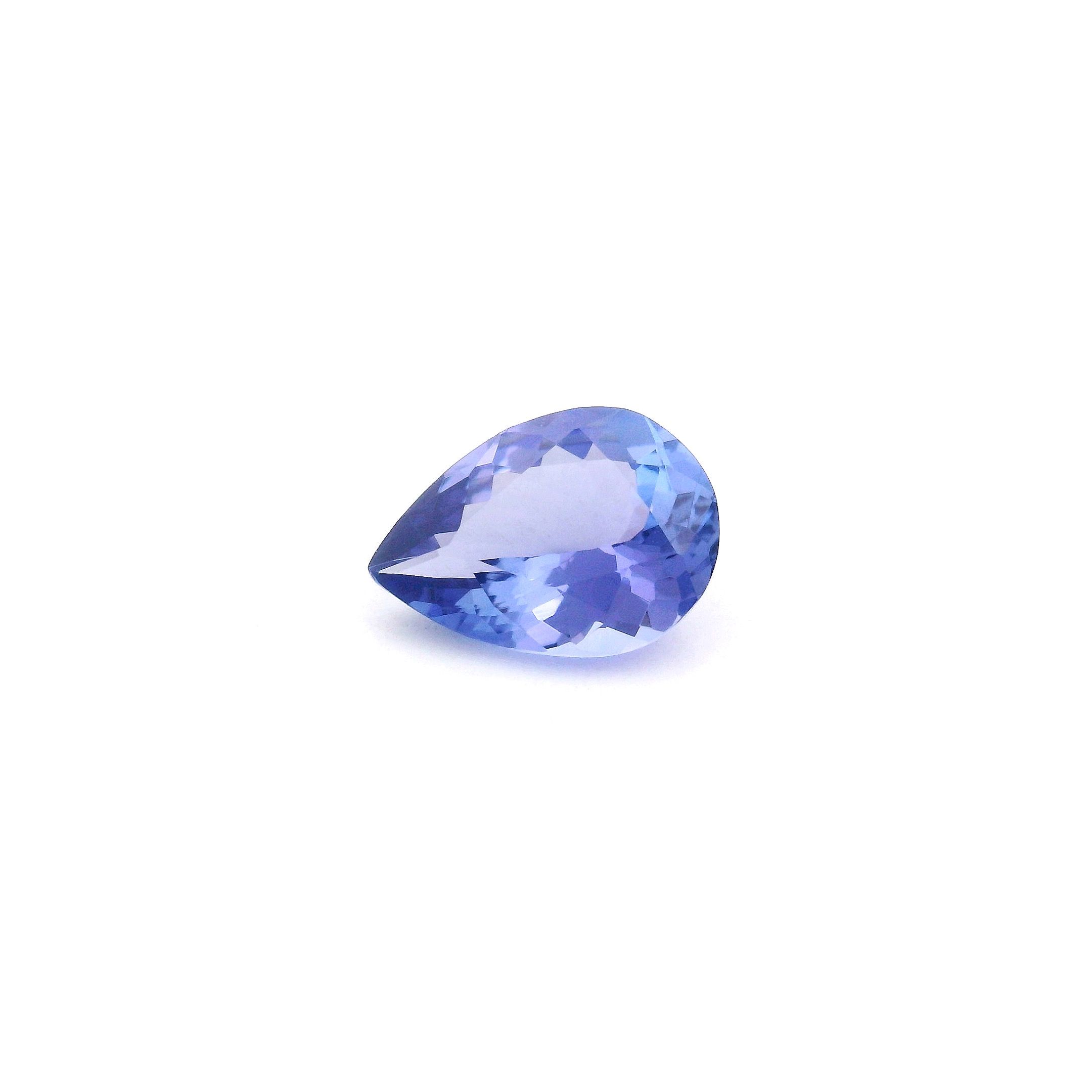 TANZANITE FACETED 0.96ct BLUE Intense EC TANZANIA HEATED