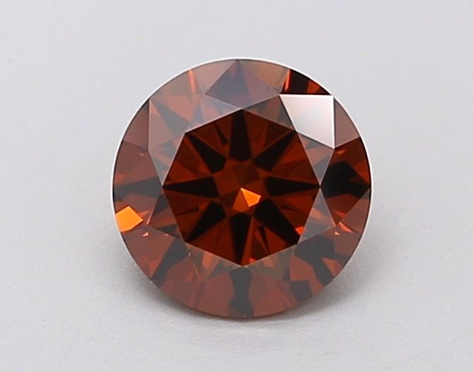 0.68 CT Fancy Deep Orange ROUND