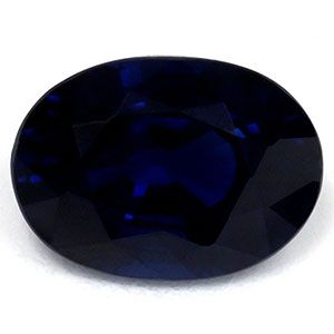 Szafir 1,08 ct, niebieski, szlif owalny