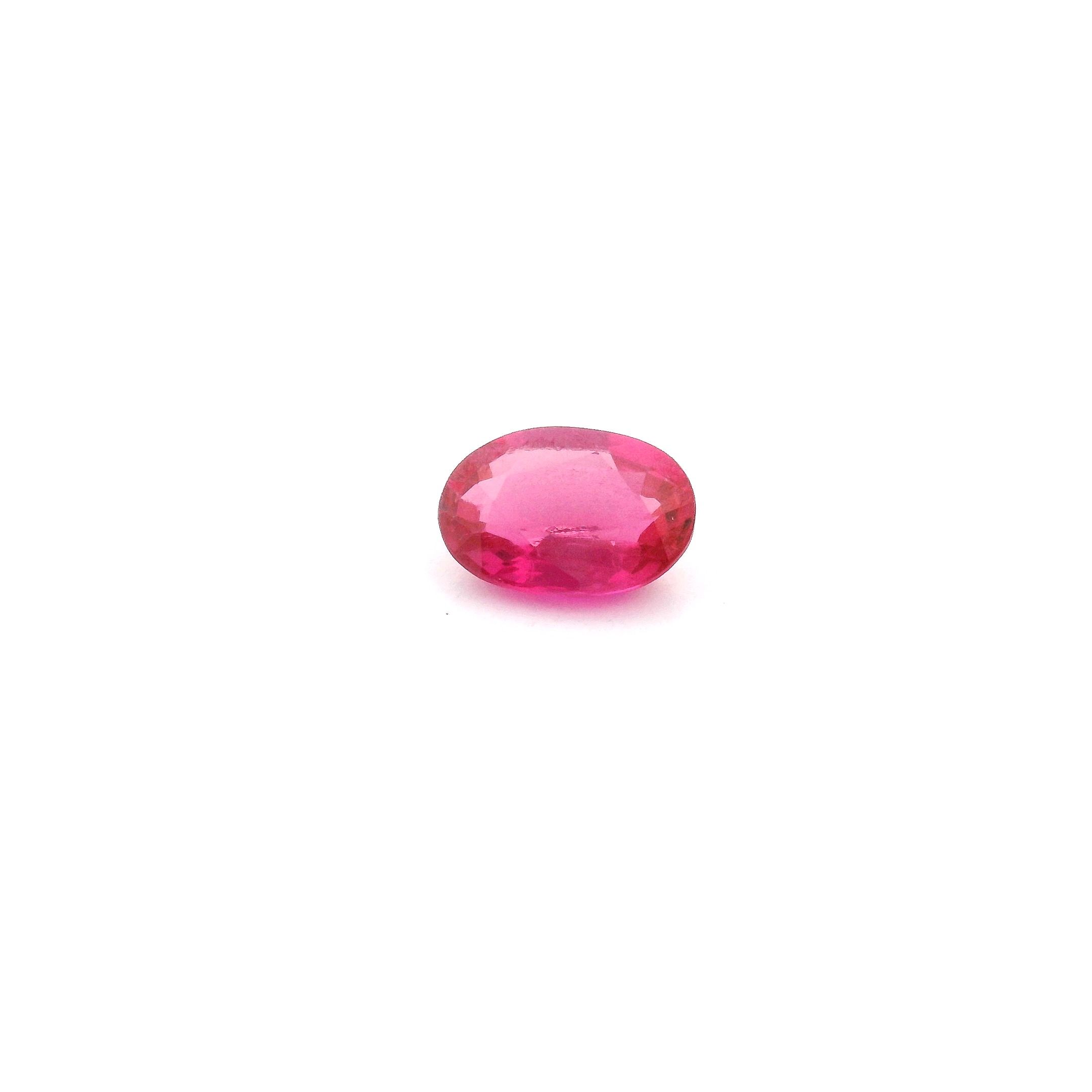 RUBY FACETED 0.55ct RED Intense SI MOZAMBIQUE HEATED