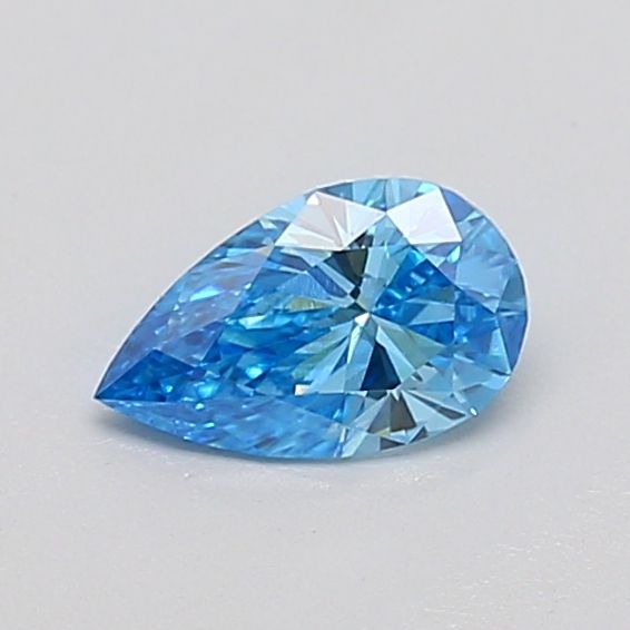 0.37 CT Fancy Intense Blue PEAR