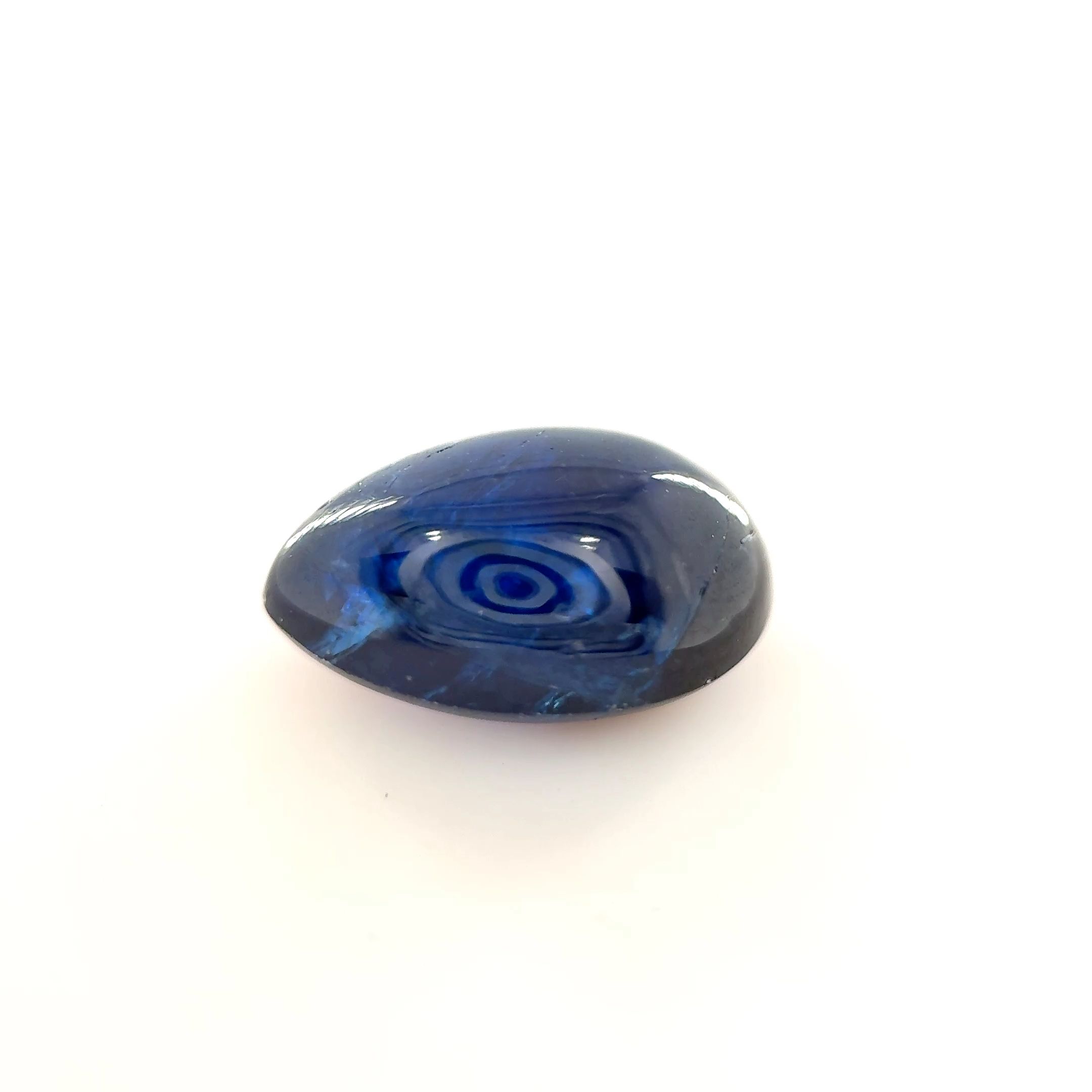 SAPPHIRE CABOCHON 3.86ct BLUE Deep EC THAILAND HEATED