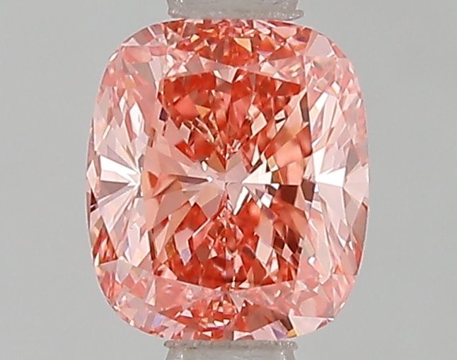 1.03 CT Fancy Vivid Pink CUSHION BRILLIANT