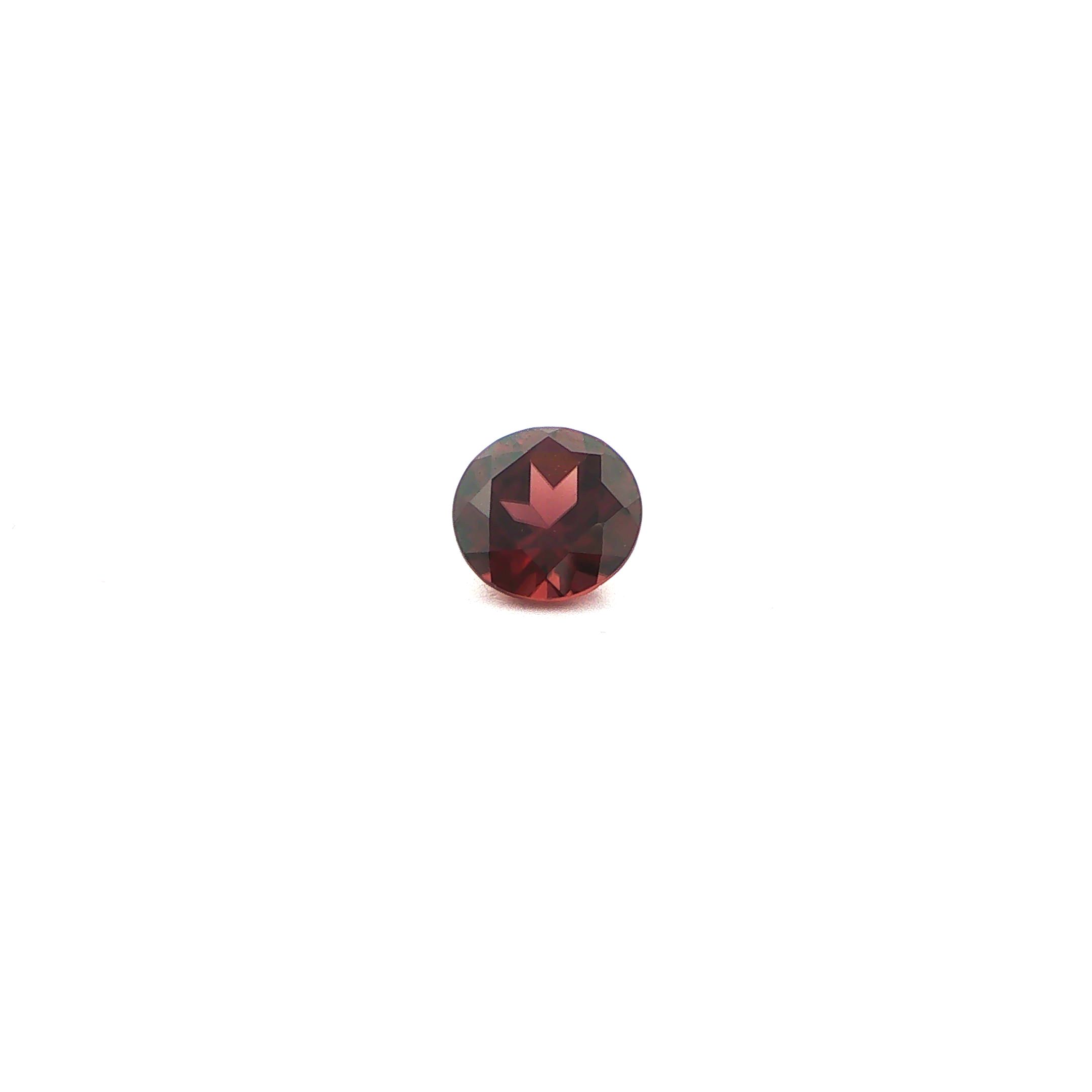 Cyrkon 2,48 ct, brązowy, szlif okrągły