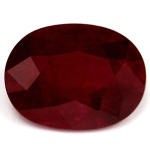 Rubin 2,02 ct, czerwony, szlif owalny