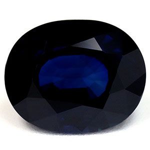 SAPPHIRE FACETED 3.9ct BLUE Navy Blue EC MADAGASCAR HEATED
