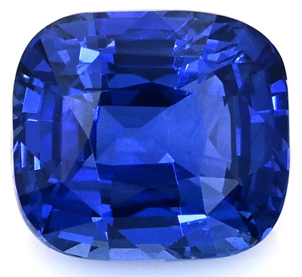 Szafir 4,03 ct, niebieski, szlif cushion
